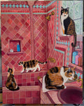 "Calico Commode" Prints