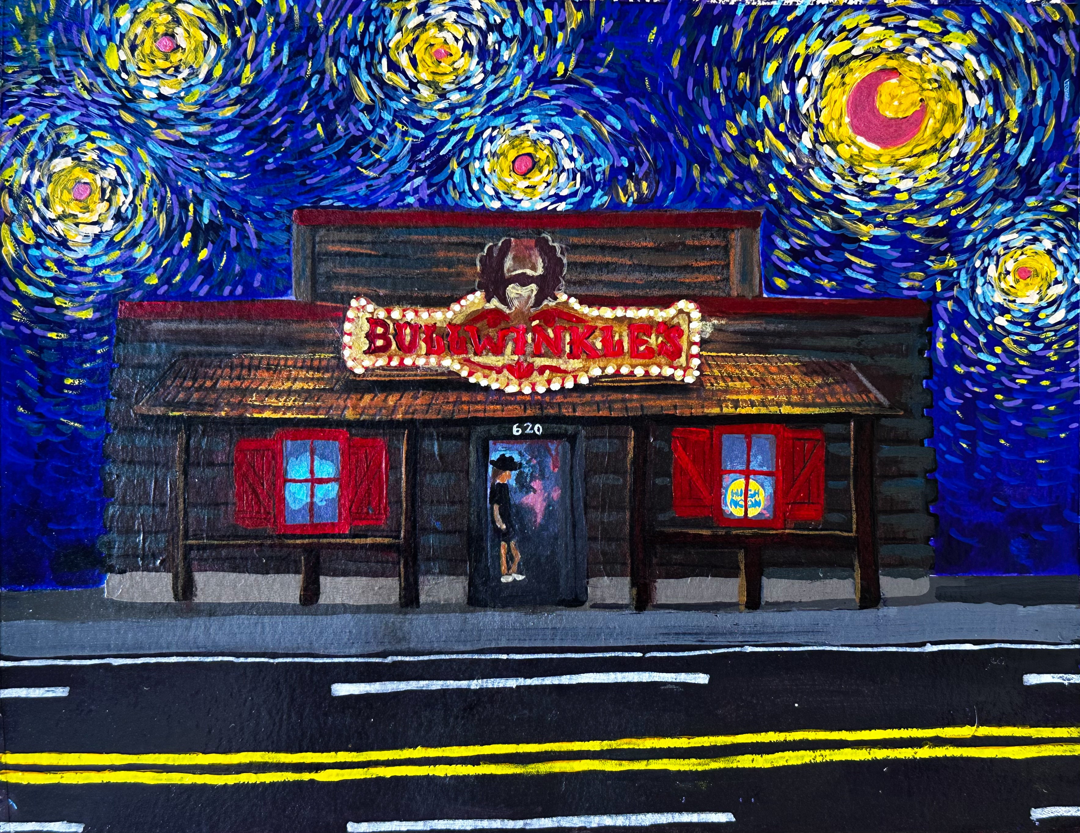"A Starry Night at Bullwinkles" Prints
