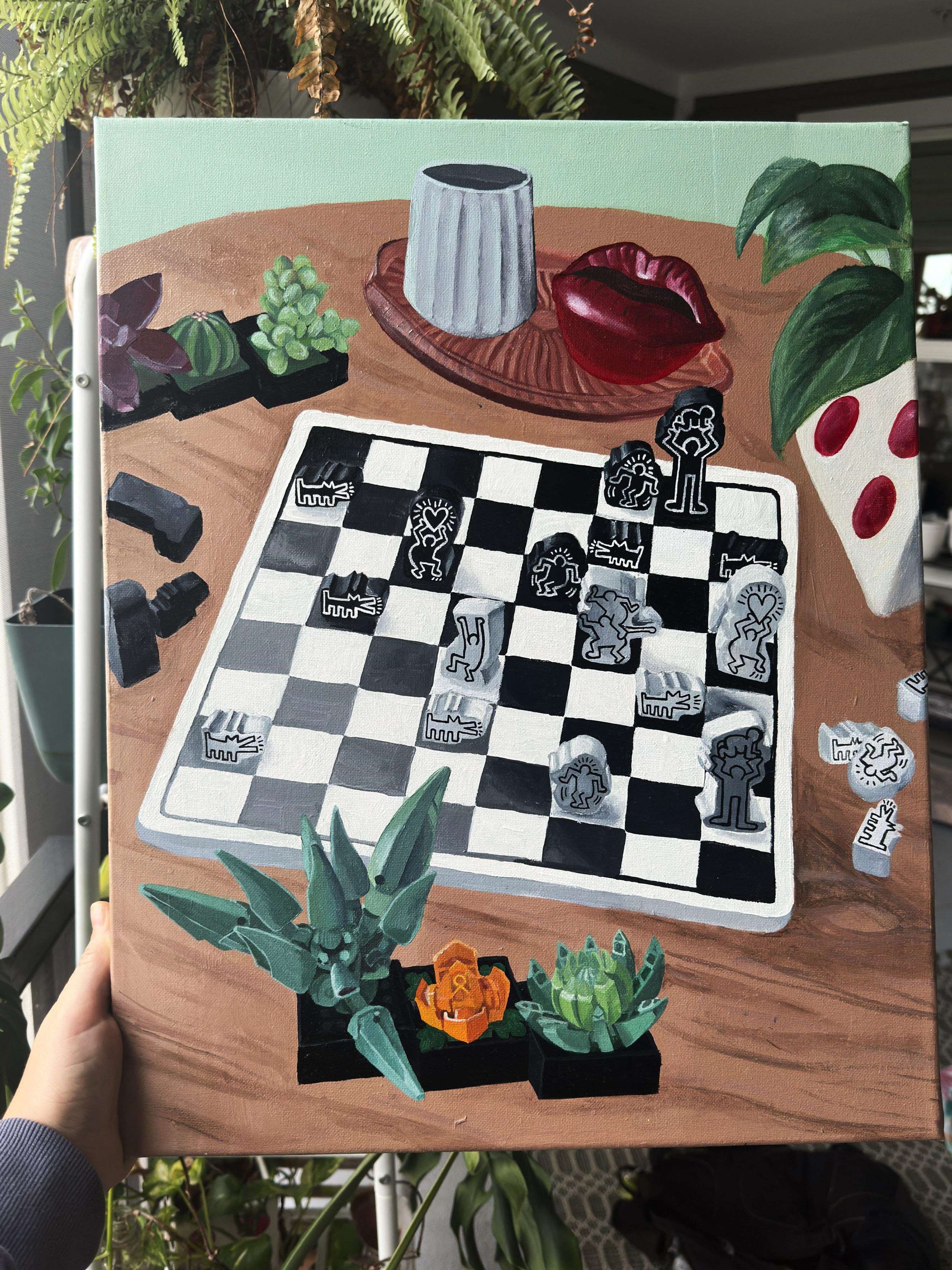 "Your Move" Original Painting 16x20"